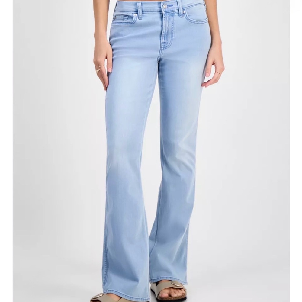 7 For All Mankind Women's Kimmie Mid-Rise Bootcut Jeans